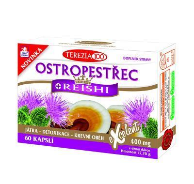 Terezia Company Ostropestřec   reishi 60 kapslí