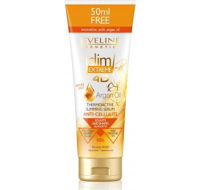 EVELINE Slim Extreme 4D Argan Oil Termoaktivní zeštíhlující sérum proti celulitidě 200   50ml zdarma