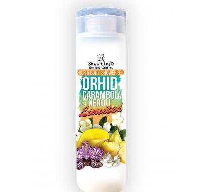 HRISTINA Sprchový gel na vlasy a tělo Orchidej, Carambola, Neroli 250 ml