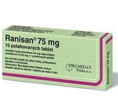 RANISAN 75 MG  10X75MG Potahované tablety