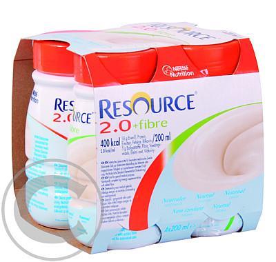 RESOURCE 2,0 KCAL FIBRE NEUTRÁLNÍ 4X200 ML Roztok