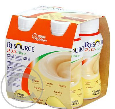 RESOURCE 2,0 KCAL FIBRE VANILKO  4X200ML Roztok