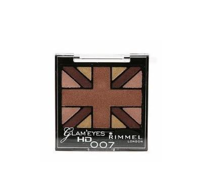 Rimmel London Glam Eyes HD Quad Eye Shadow 2,5 g 007 Heart of Golg