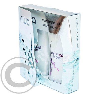 RIVA kazeta SENSUAL LUXE (uni gel 350 sprchový gel 350)