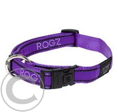 Rogz obojek Fancy Dress M 26-40/1,6cm fialová 1ks