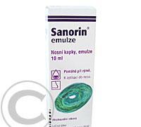 SANORIN EMULZE  1X10ML Nosní kapky, emulze