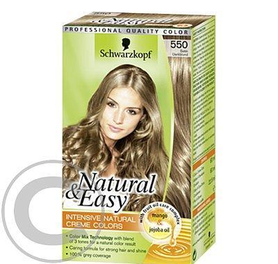 SCHWARZKOPF natural&easy 550 tmavě plavý saté