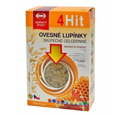 SEMIX 4HIT ovesné lupínky medové se semínky 500 g