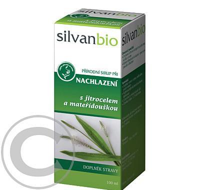 Silvan Bio Sirup s jitrocelem a mateřídouškou100ml