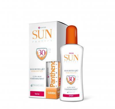 SIMPLY YOU Swiss SunProtect F 30 spray 250 ml   Panthenol 50 ml ZDARMA