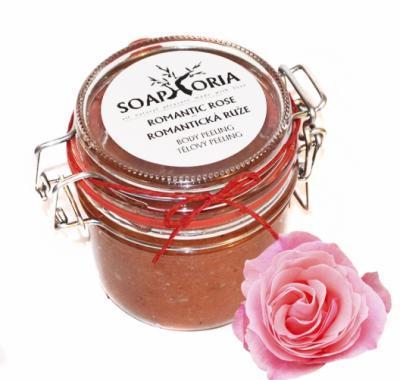 SOAPHORIA Romantická růže peeling 250 ml