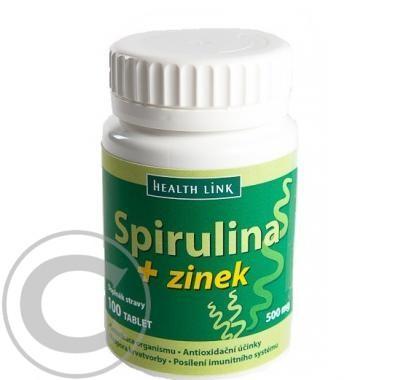 Spirulina se zinkem 500mg tbl.100