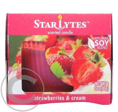 Starlytes - vonná svíčka 85g, jahoda