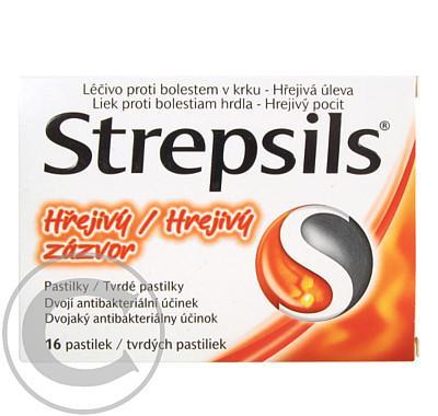 STREPSILS HŘEJIVÝ ZÁZVOR  16 Pastilky rozp. v ústech