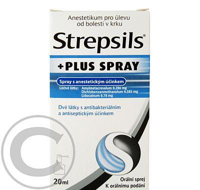 STREPSILS PLUS SPRAY 1X20ML Ústní sprej