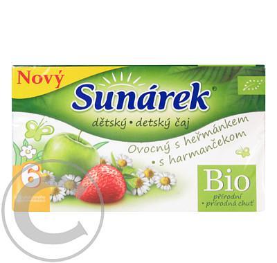 Sunárek čaj dětský ovocný s heřmánkem 20 x 1.5g