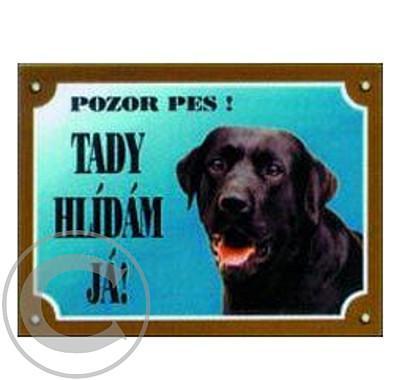 Tabulka Tady hlídám! Labradorský retriever tmavý 1ks