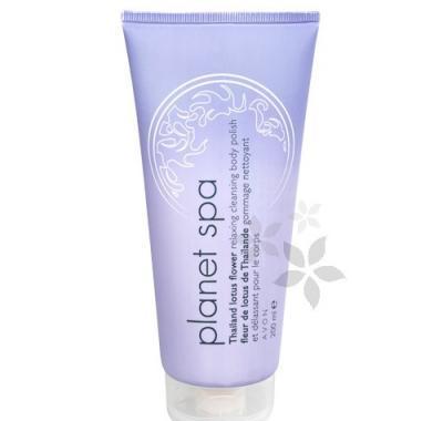 Tělový peeling s květem thajského lotosu a relaxačním účinkem  Planet Spa 200 ml