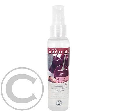 Tělový sprej s černou třešní a muškátovým ořechem Naturals (Black Cherry & Nutmeg Body Spray) 125 ml