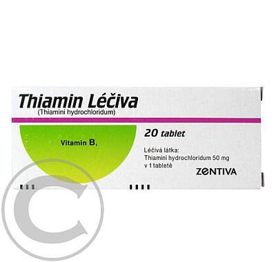 THIAMIN LÉČIVA  20X50MG Tablety