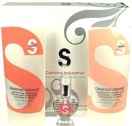 Tigi S Factor Diamond Indulgence  575ml 250ml Diamond Shampoo   250ml Diamond Conditioner