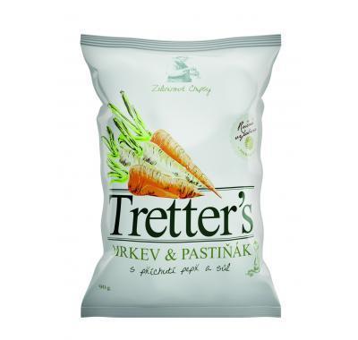 Tretter´s zeleninové Chipsy bezlepkové Pepř & sůl 90 g