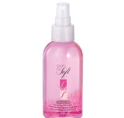 Třpytivý tělový olej ve spreji s diamantovým práškem a minerály (Shimmering Body Oil Spray) 150 ml