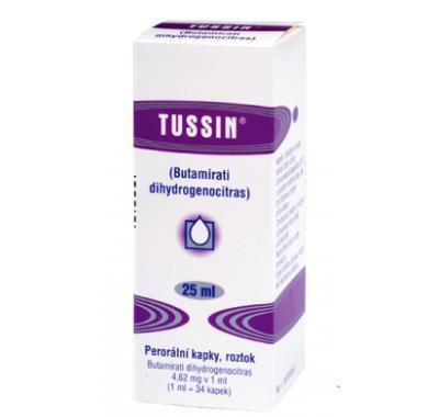 TUSSIN  1X25ML Kapky, roztok