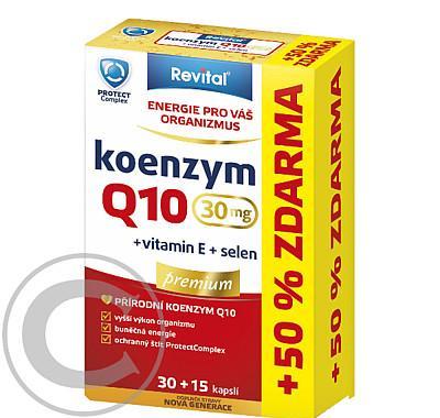 VITAR Revital Koenzym Q10 30mg Se vit.E cps.30 15 zdarma