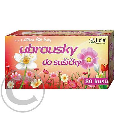 Ubrousky do sušičky 80 ks 22 x 16 cm