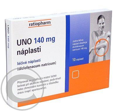 UNO 140 MG NÁPLASTI  10X140MG Léčivá náplast