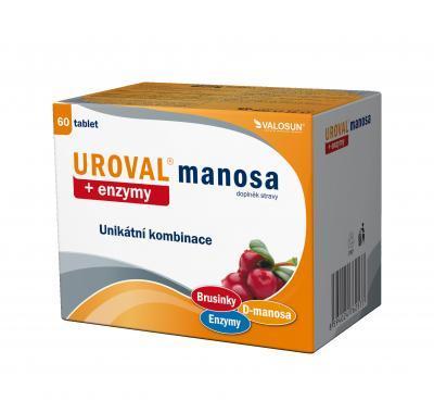 Uroval MANOSA   enzymy 60 tablet