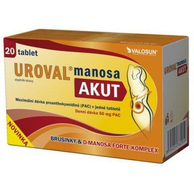 VALOSUN Uroval manosa AKUT 20 tablet