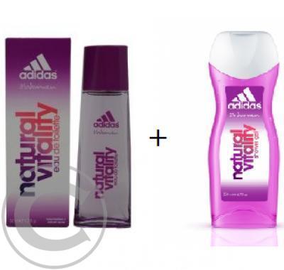 Vánoční kazeta Adidas Natural Vitality (DNS, sprchový gel)