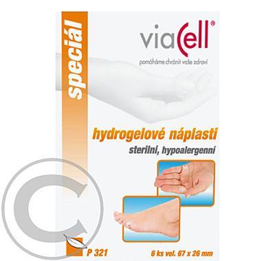 Viacell P321 Hydrogelové náplasti steril.67x26mm 6ks