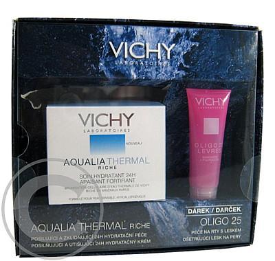 VICHY Aqualia Thermal Riche 50 ml   Oligo 25 lesk na rty 10 ml ZDARMA!