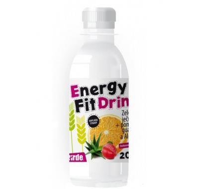 VIRDE Energy Fit Drink - zelený ječmen   pomeranč   aloe vera   guarana