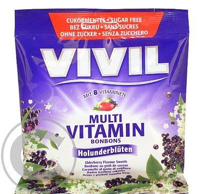 VIVIL Multivitamín černý bez cukru 60 g