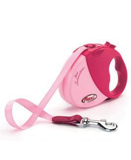 Vodítko FLEXI Summertime Mini 3m/12kg Pásek Pink 1ks