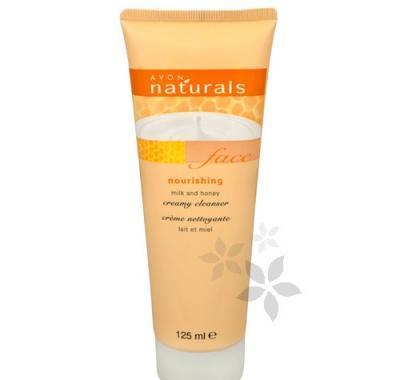 Vyživující čisticí krémový gel s mlékem a medem Naturals (Milk & Honey Creamy Cleanser) 125 ml