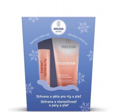 WELEDA zimní balíček tyčinka na rty Everon   Coldcream 30 ml