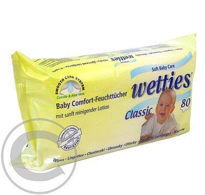 Wetties dětské vlhčené ubrousky Classic 80ks